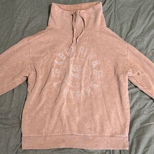 PINK Victoria's Secret Tan High Neck Sweatshirt